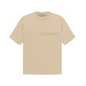 Size XL - Fear of God Essentials T-shirt SS23 Sand